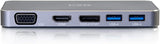C2G USB-C® 7-in-1 Dual Display MST Docking Station with HDMI®, Display