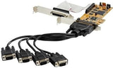 StarTech.com 8-Port PCI Express RS232 Serial Adapter Card, PCIe to Ser