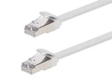 Monoprice Cat6A Ethernet Patch Cable - Slim Flat U/FTP 30AWG Molded Bo