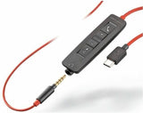 HP Poly Blackwire 3220 Stereo Headset with USB-C Adapter