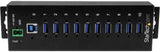 StarTech.com 10 Port USB 3.0 Hub - Industrial Grade - ESD/Surge Protec