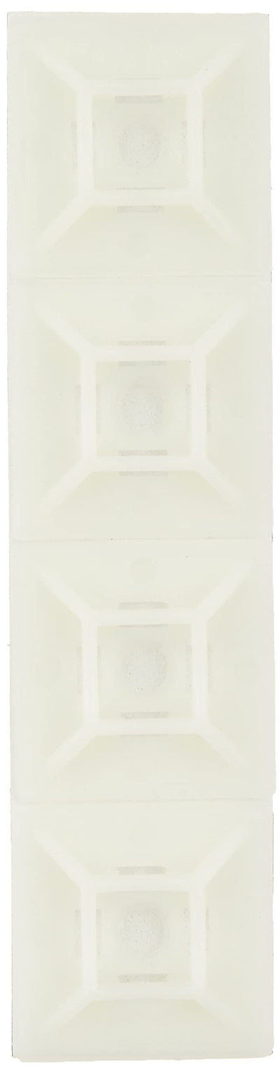 StarTech.com Self-adhesive Nylon Cable Tie Mounts - Pkg of 100 - Cable