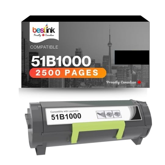 Best Compatible 51B1000 Toner Cartridge for use in Lexmark MS317/MS417