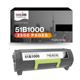 Best Compatible 51B1000 Toner Cartridge for use in Lexmark MS317/MS417
