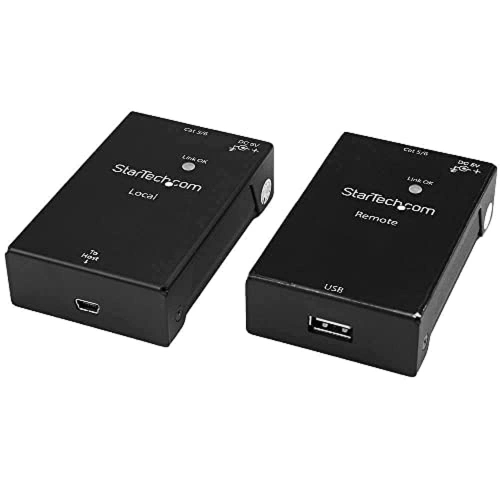 StarTech.com USB 2.0 Extender Over Cat5e/Cat6 Cable (RJ45) - Up to 165
