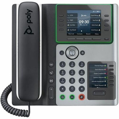 Hewlett Packard 89B54AAABA Poly Edge E400 Ip Phone And Poe-enabled Wit