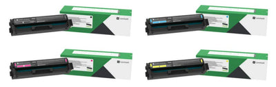 Lexmark C331HC0, C331HK0, C331HM0, C331HY0 CMYK 4-Color High Yield Ret