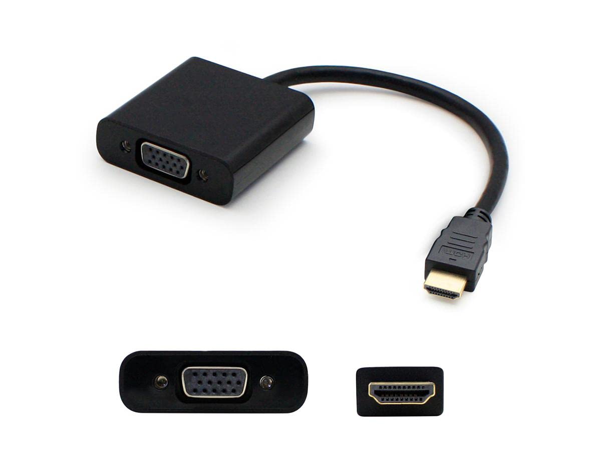 AddOn Lenovo 0B47069 Compatible HDMI 1.3 Male to VGA Female Black Acti