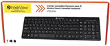 Clavier mince sans fil V.2 français canadien