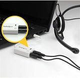 StarTech.com 4 Position Microphone and Headphone Splitter – 3.5 mm – 4
