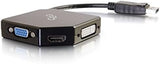 C2G 54340 DisplayPort to 4K UHD HDMI, VGA, or DVI Adapter Converter, B