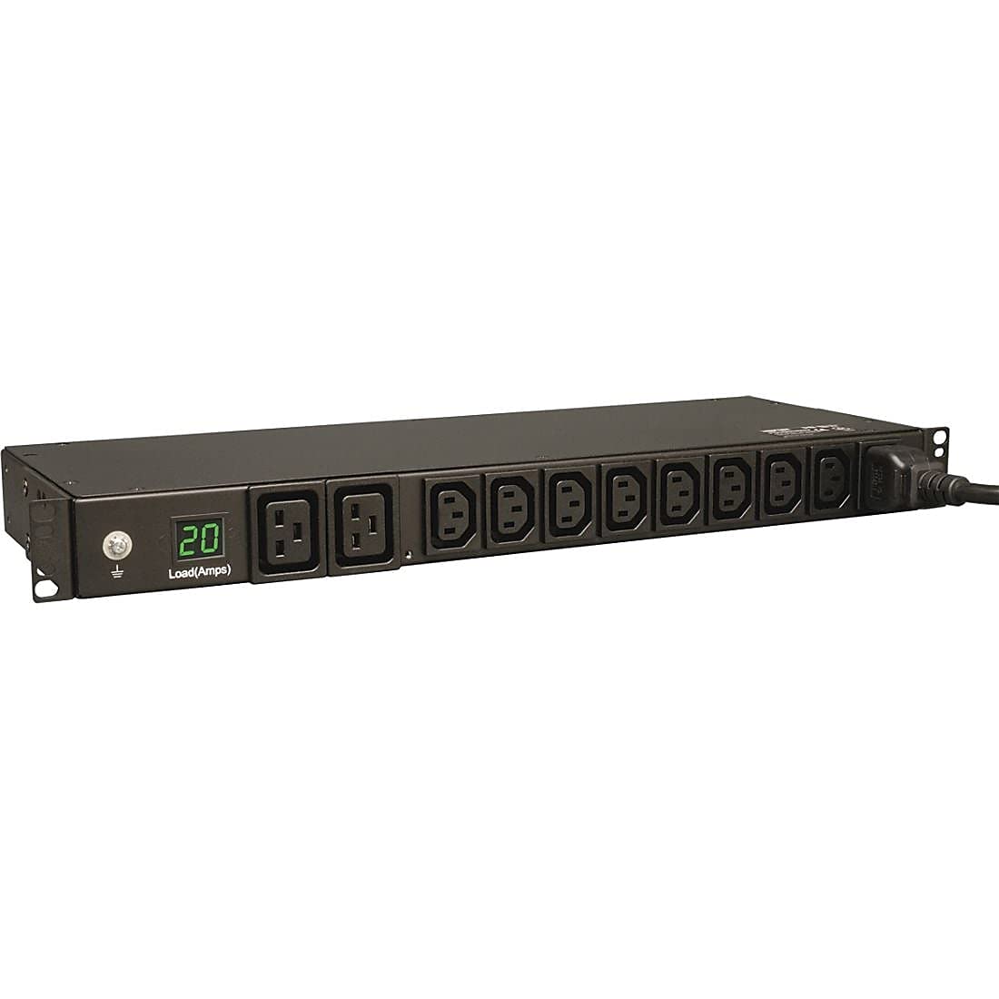 PDU ATS/METERED 200-240V 8XC13 2XC19 1URM DUAL C20 12FT CORD