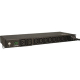 PDU ATS/METERED 200-240V 8XC13 2XC19 1URM DUAL C20 12FT CORD