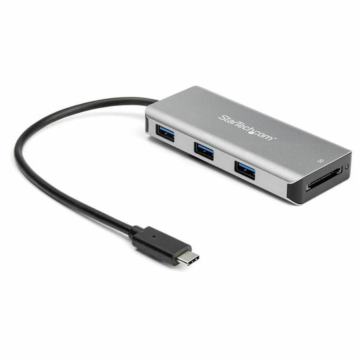 StarTech.com 3 Port 10Gbps USB C Hub with SD Card Reader - 3X USB-A &