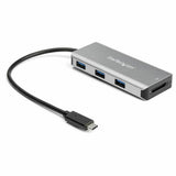 StarTech.com 3 Port 10Gbps USB C Hub with SD Card Reader - 3X USB-A &