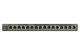 16-Port Gig Unmanaged PoE+with