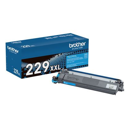 Cartouche de toner cyan Brother TN-229XXLC, rendement de 4000 pages