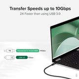 Câble de transfert Windows Plugable Technologies 6,6 pi (2 m), Thunderbolt 1