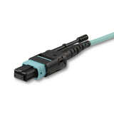 Câble Fibre Optique Multimode 7SIGNAL 5M (15FT) MTP(F)/PC OM3, 12F Type-A, OFNP Plenum, 50/125 M Lommf, Réseaux 40G, Faible Perte d'Insertion, Fibre MPO