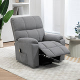 Chaise lève-personne pour aînés, fauteuil inclinable électrique rembourré en microfibre avec télécommande