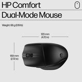 HP 250 Dual Mouse - for Computer or Laptop - Multi-OS & Device Compati