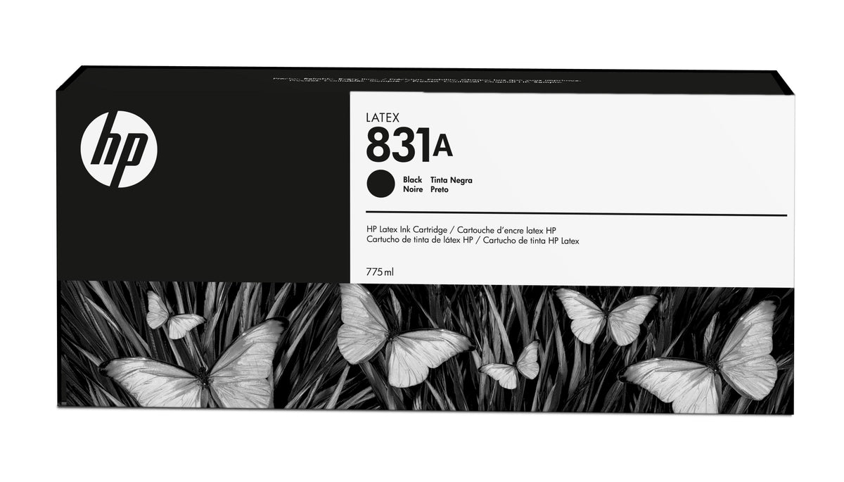 HP 831A Cartouche d'encre latex noir 775 ml