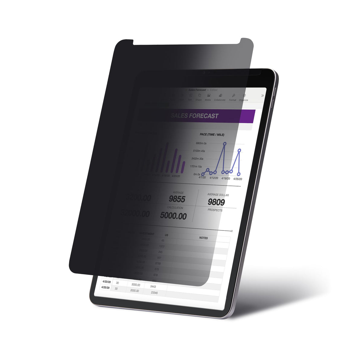 StarTech.com 4-Way Privacy Screen For 11-inch iPad Pro, For Portrait/L