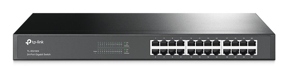 TL-SG1024 24PORT 10/100/1000 Gigabit Switch RJ45 1U 19IN