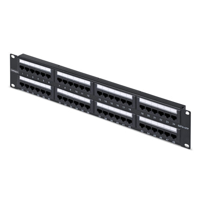 StarTech.com Panneau de brassage 48 ports 2U en rack Cat6, RJ45, UTP, 110 Pun