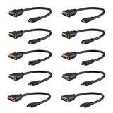StarTech.com 8in (20cm) HDMI to DVI Adapter, DVI-D to HDMI (1920x1200p