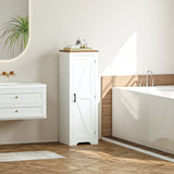 Farmhouse Accent Cabinet with Adjustable Shelf Barn Door Storage Cabinet for Living Room Floor Pantry Cabinet