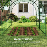 Garden Arch Trellis for Climbing Plants Outdoor, 7.1FT Tall Cucumber Trellis with Climbing Net for Backyard