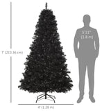 7ft Artificial Christmas Tree Holiday Home Indoor Decoration with Automatic Open