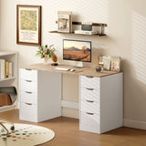 Desk with 8 Drawers, 55.1
