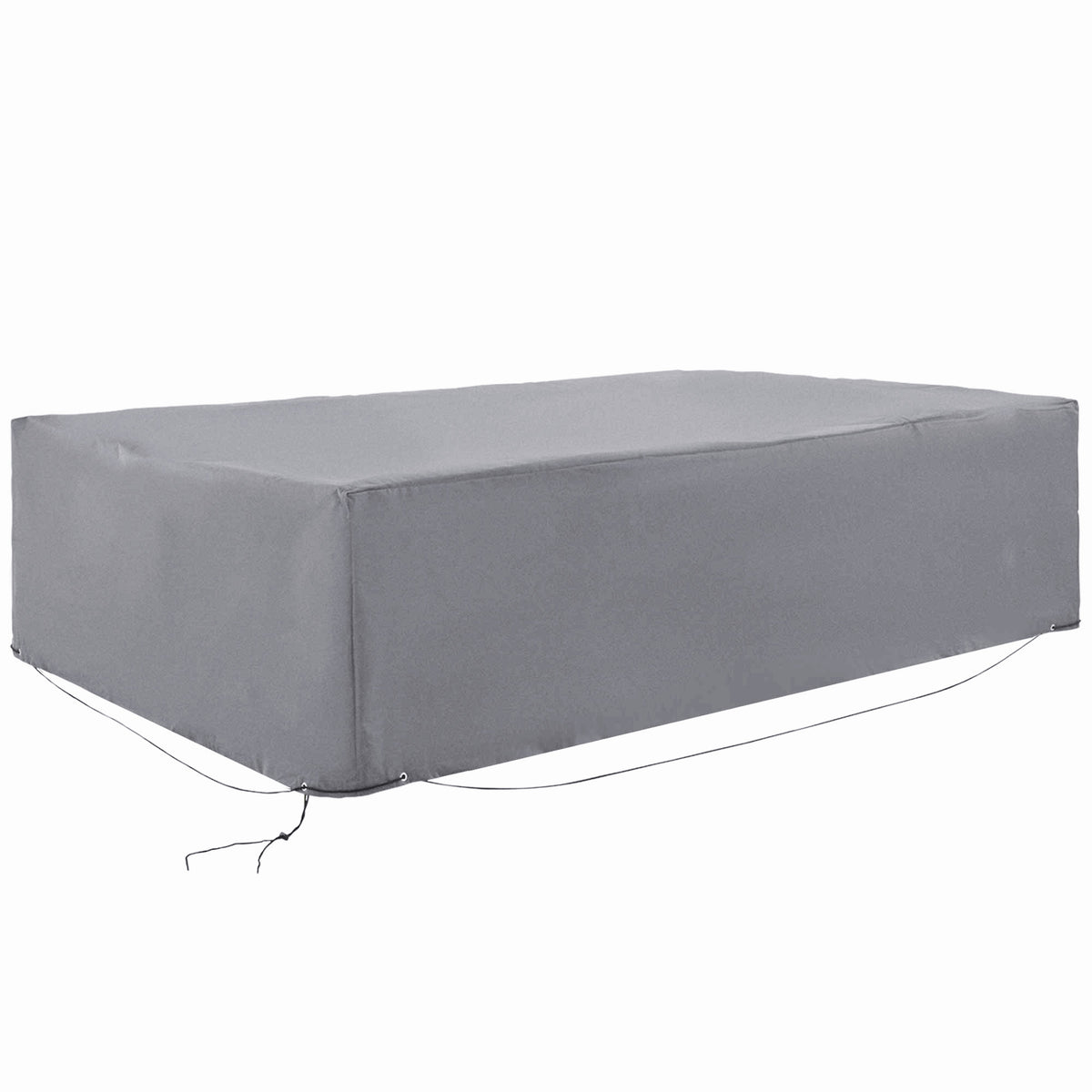Housses de mobilier patio résistant au vent anti-UV tissu Oxford 300D grand couvre-sofa sectional extérieur 97