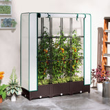 Raised Garden Bed Kit with Trellis