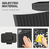 Trash Can, 2 x 5.3 Gallon (2 x 20 L) Garbage Can with Soft-Close Lid