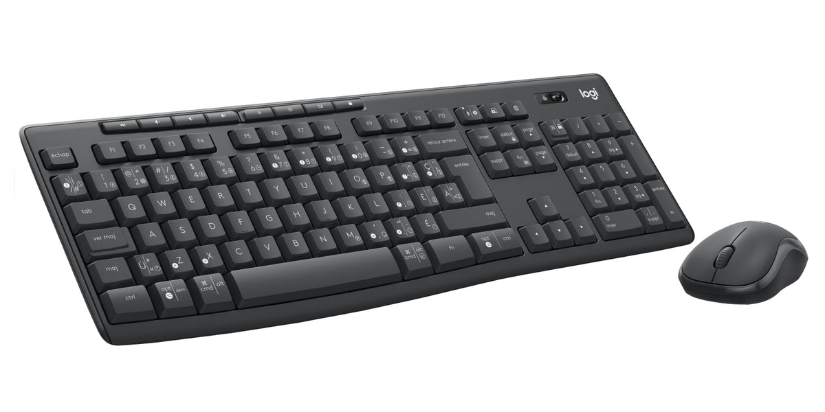 Ensemble clavier et souris sans fil Logitech MK370 pour entreprises