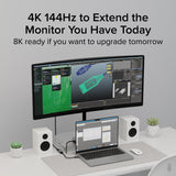 Plugable Technologies USB C to HDMI Adapter, HDMI 2.1, 8K 60Hz or 4K 1