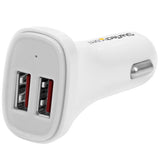Chargeur automobile StarTech.com à deux ports USB - 24W/4,8A