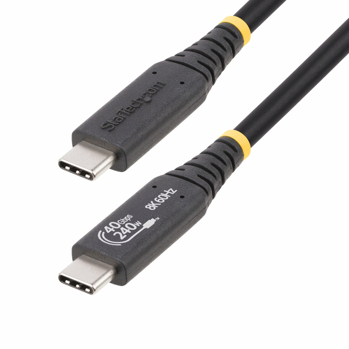 StarTech.com 1.6ft (50cm) USB4 Cable 40Gbps, 240W (5A) Power Delivery