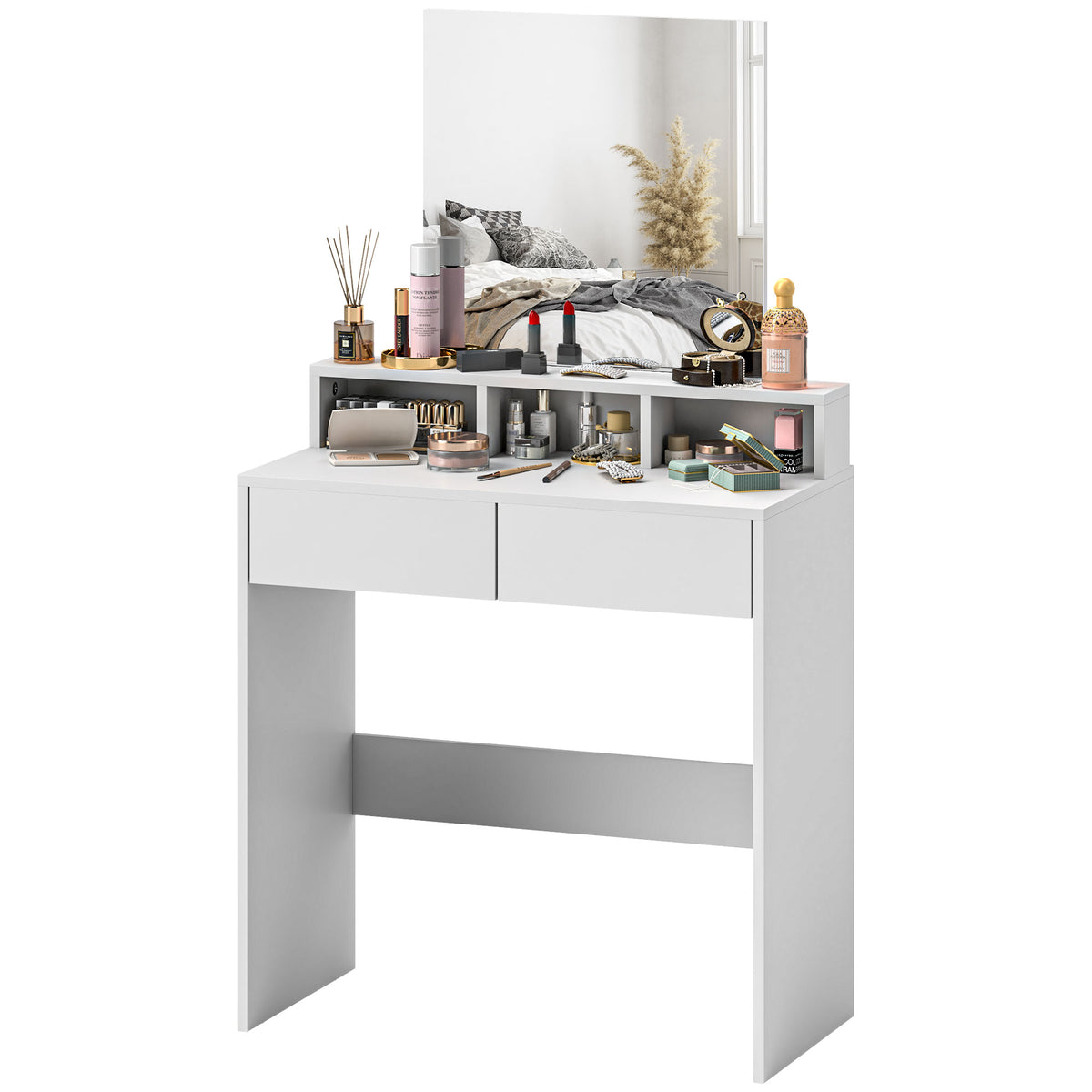 Makeup Vanity Desk with Mirror