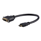 StarTech.com 8in (20cm) HDMI to DVI Adapter, DVI-D to HDMI (1920x1200p