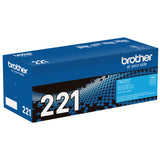 Cartouche de toner cyan Brother TN-221C - 1400 pages