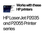 LaserJet Black Print Cartridge for P2035 P2055 Series 2300PG YI
