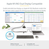 StarTech.com USB-C Multiport Adapter w/Attached USB-C to USB-A Dongle