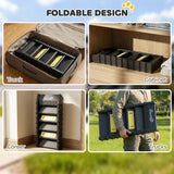 Foldable Dog Car Ramp, Pet Stairs for Senior Pets to Access Cars and High Beds