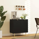 Modern Kitchen Storage Cabinet, Sideboard Buffet Cabinet with Adjustable Shelves and Metal Legs for Kitchen