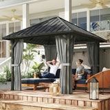 10' x 10' Hardtop Gazebo with Galvanized Steel Roof