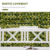 2-Seater Wooden Garden Bench